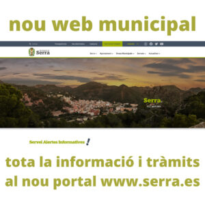 Read more about the article L’Ajuntament de Serra estrena nou web municipal