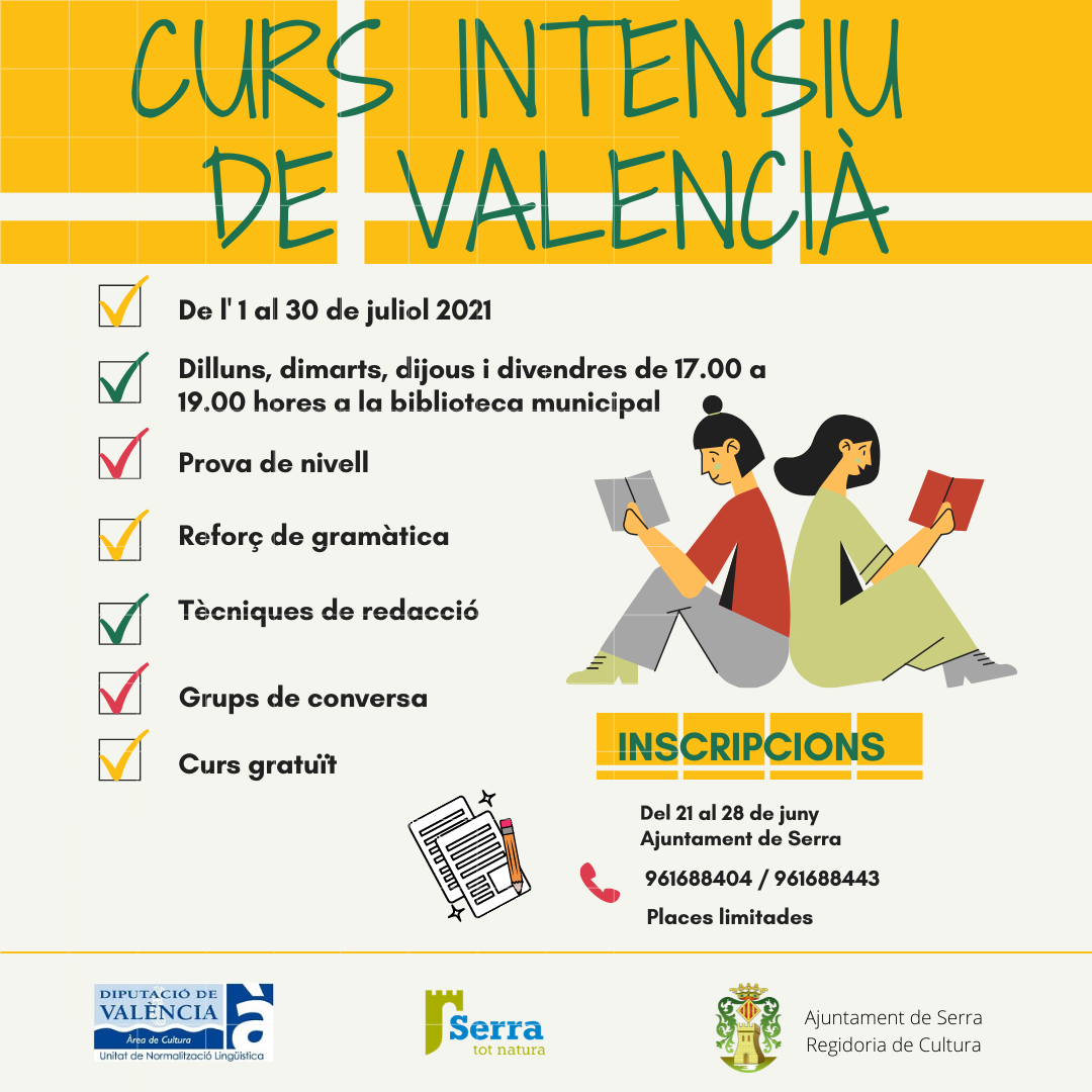 Read more about the article Curs intensiu gratuït de valencià