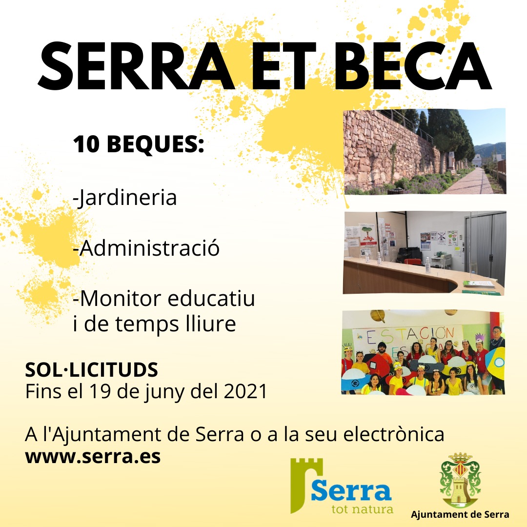 Read more about the article Convocatòria Serra et beca