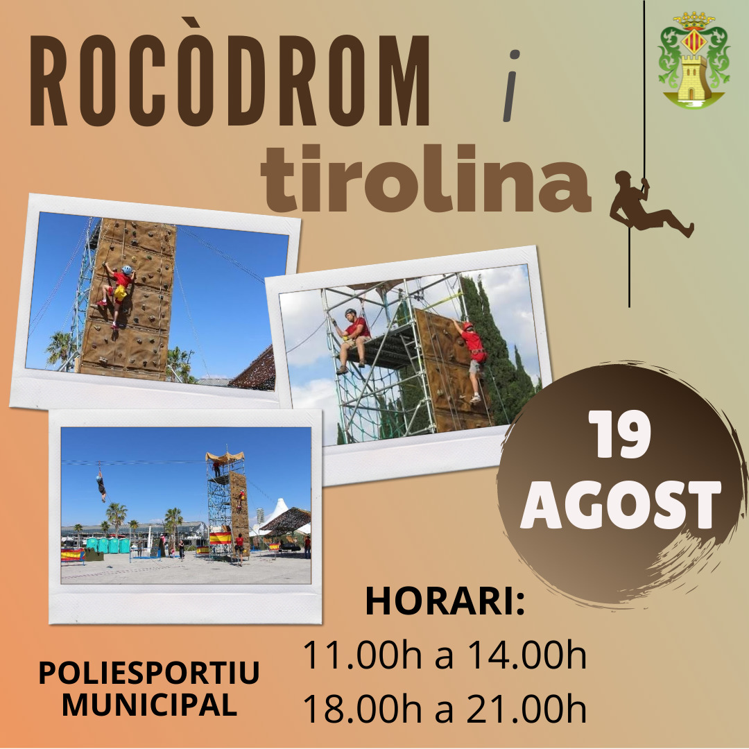 Read more about the article Tirolina i rocòdrom