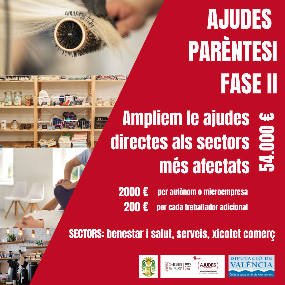 Read more about the article Ajudes parèntesi 2: 54.501 € per a autònoms i xicotetes empreses de Serra