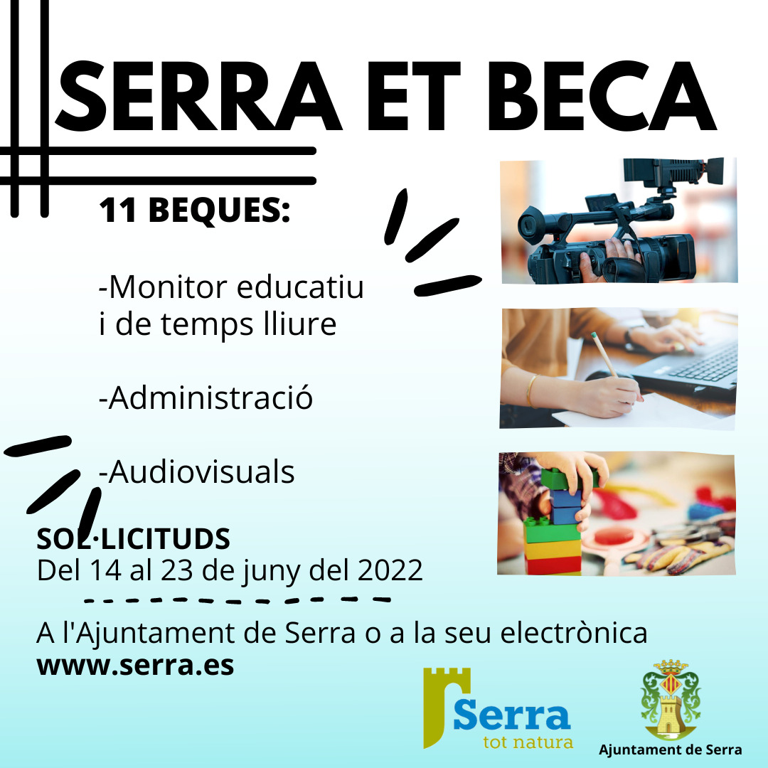 Read more about the article Serra convoca 11 beques per a persones estudiants