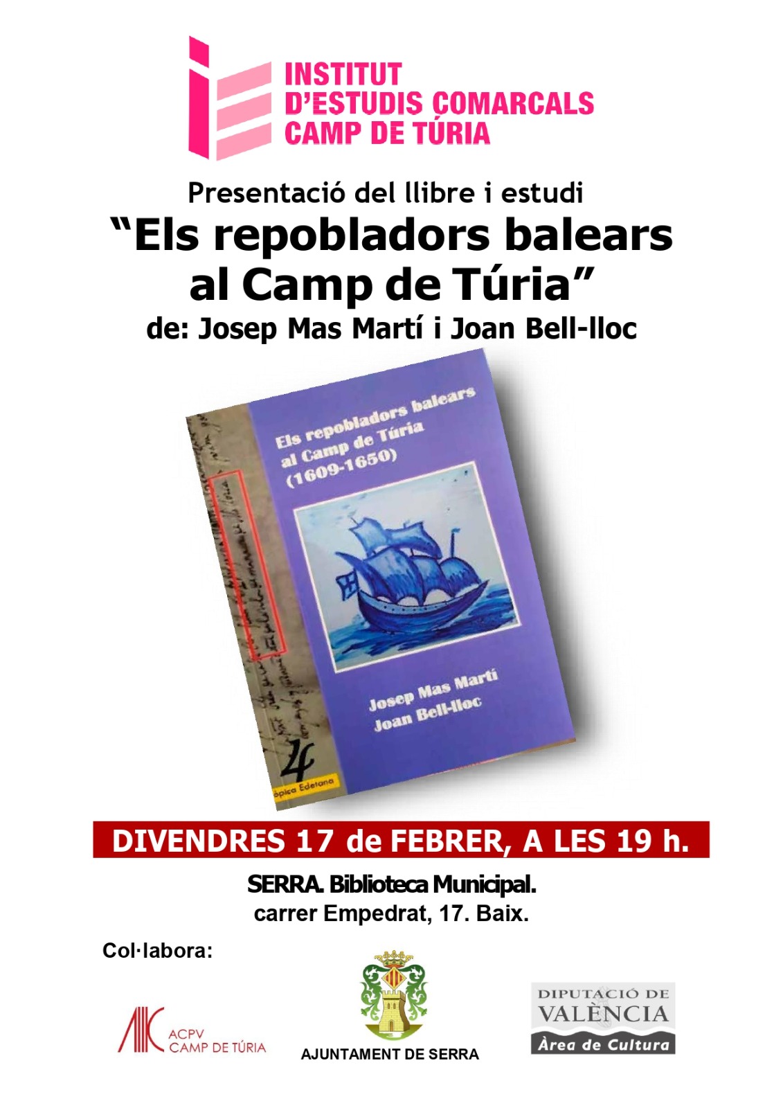Lee más sobre el artículo Els repobladors balears al Camp de Túria