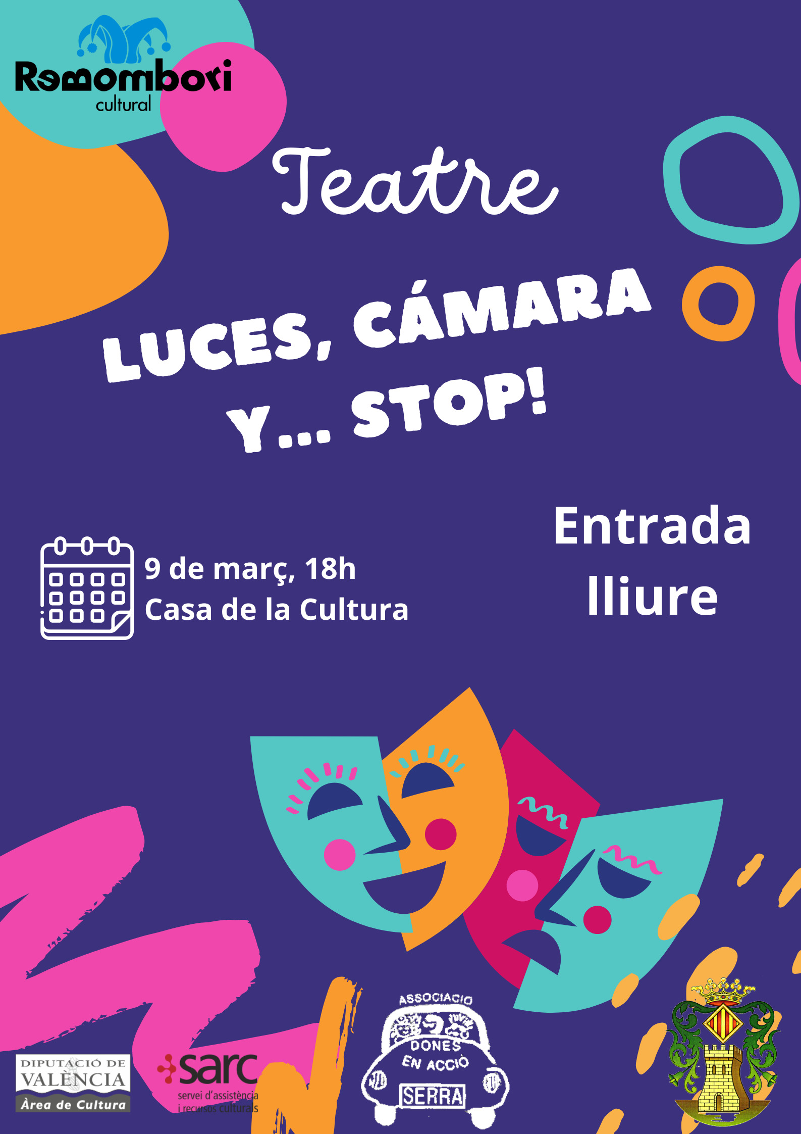 Lee más sobre el artículo Teatro: Luces, cámara y stop