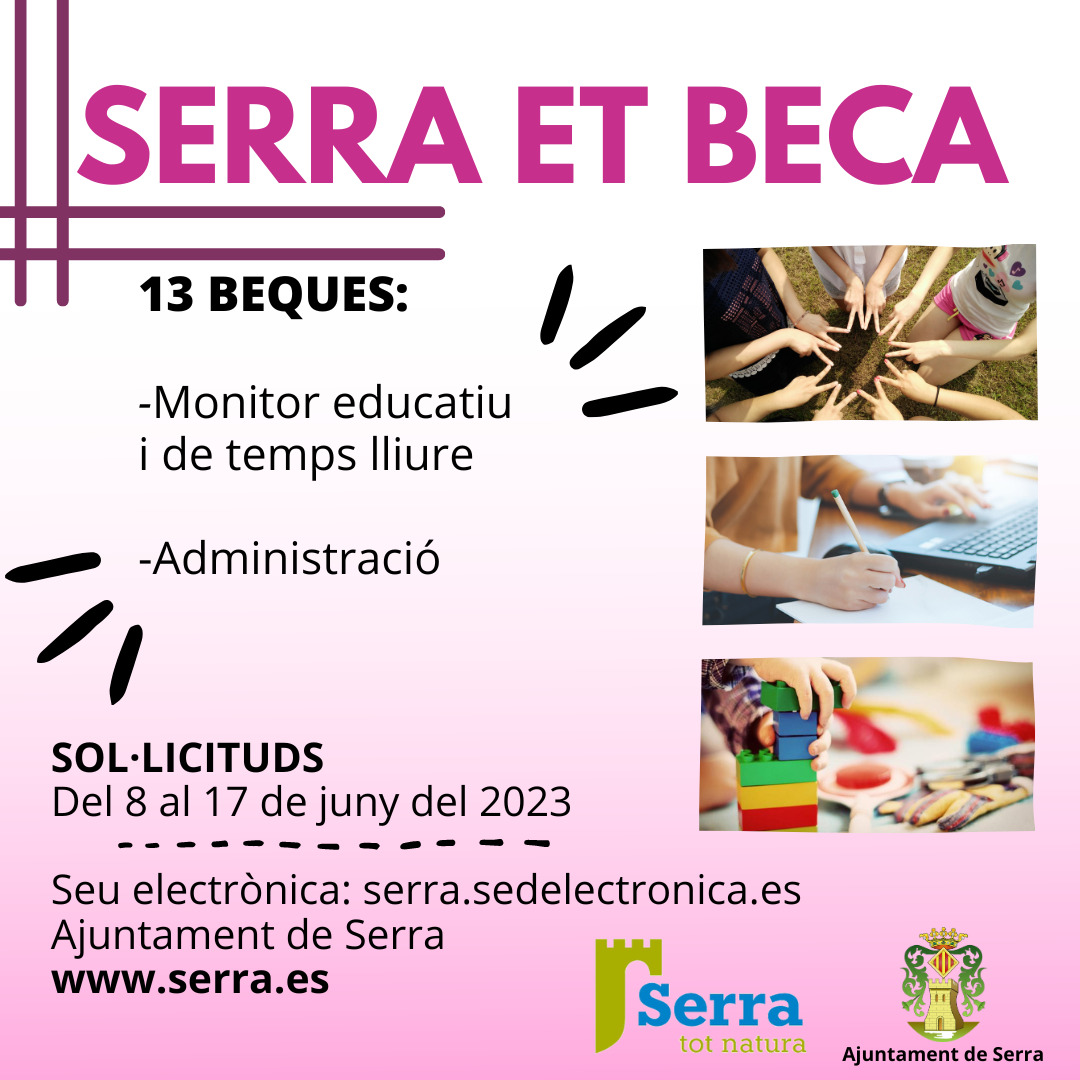 Read more about the article Serra convoca 13 beques per a estudiants