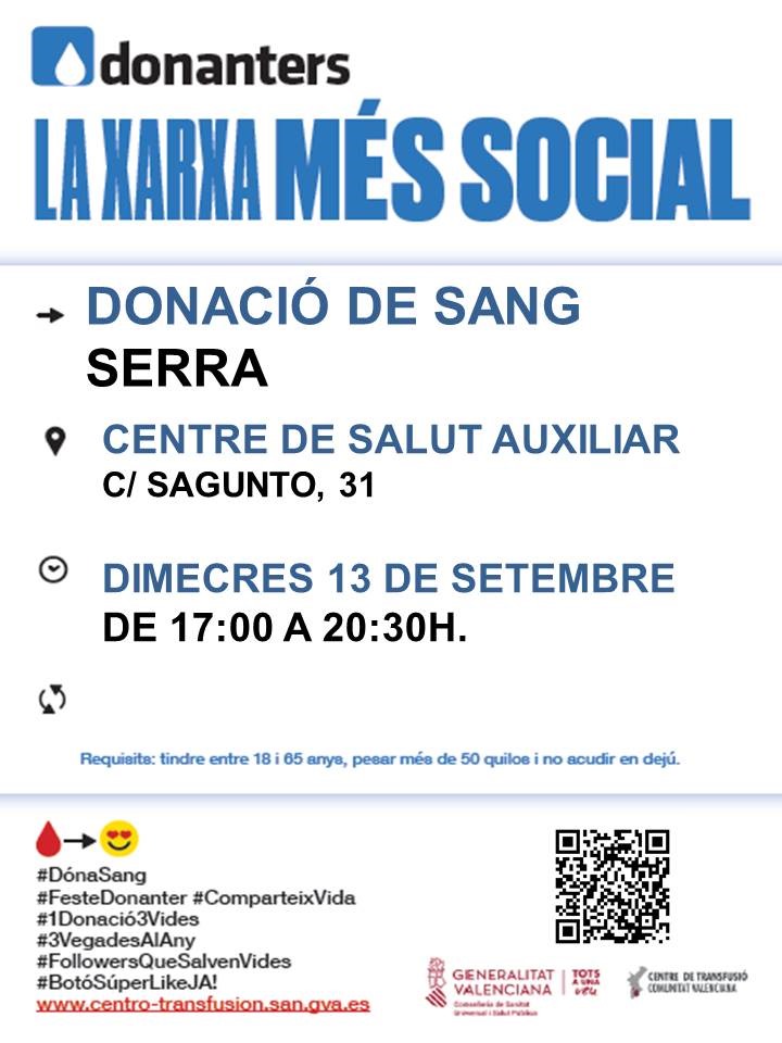 Read more about the article Donació de sang setembre