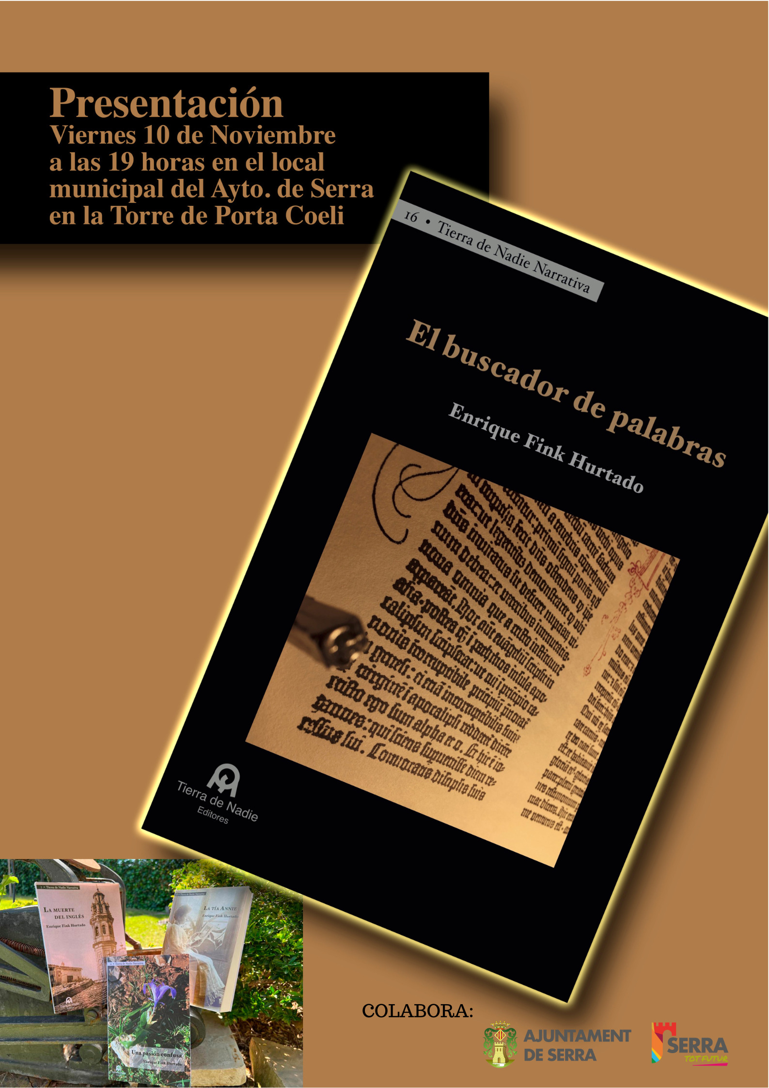 Read more about the article Presentació novel·la El buscador de palabras