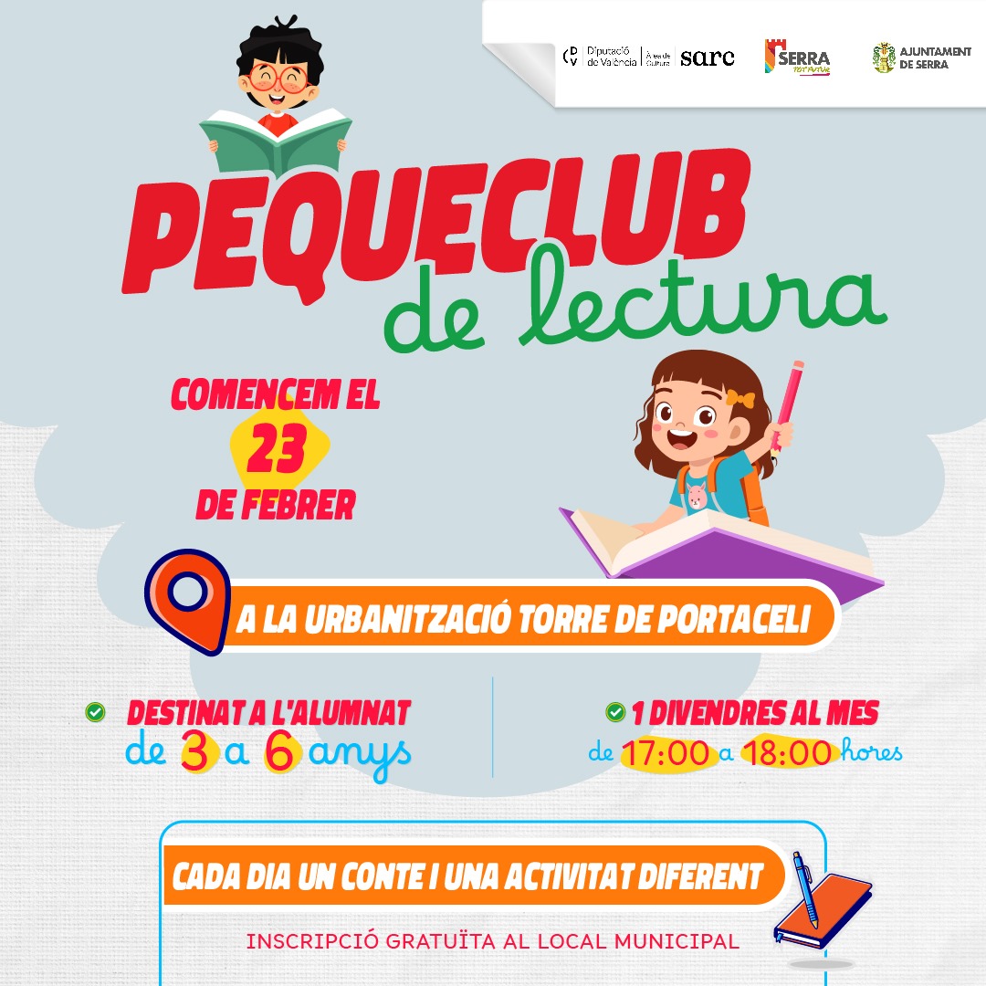 Read more about the article Peque club de lectura a la urbanització Torre de Portaceli
