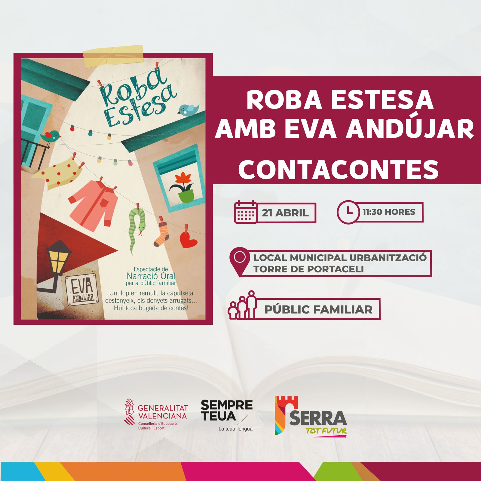 Read more about the article Roba estesa amb Eva Andújar
