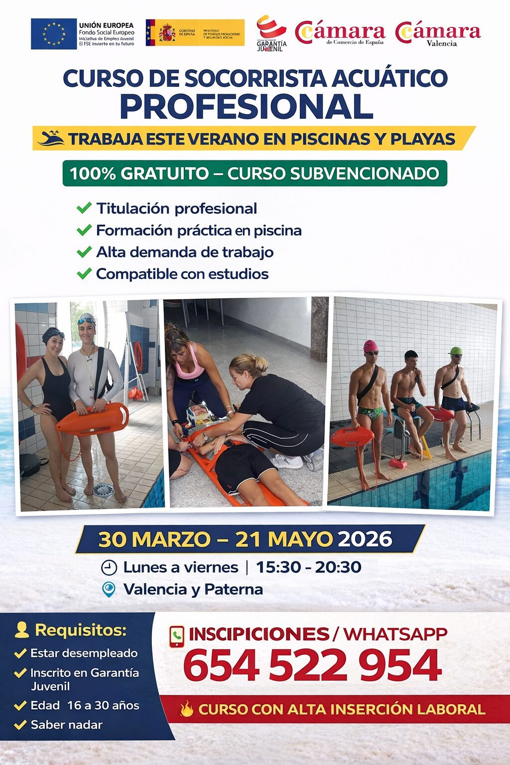 Read more about the article Curs gratuït de socorrista aquàtic