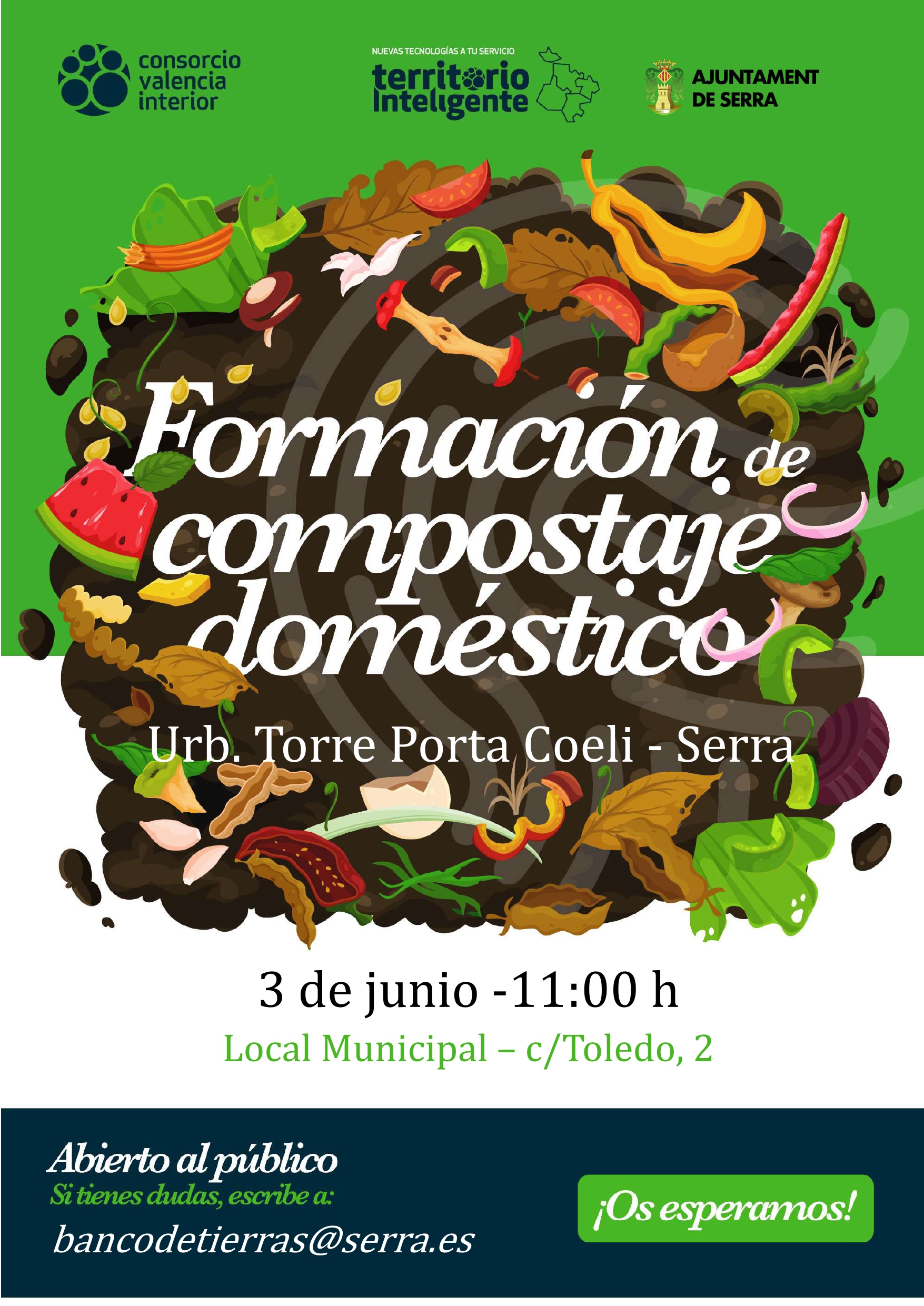 Read more about the article Formació compostatge domèstic a la urbanització Torre de Portaceli
