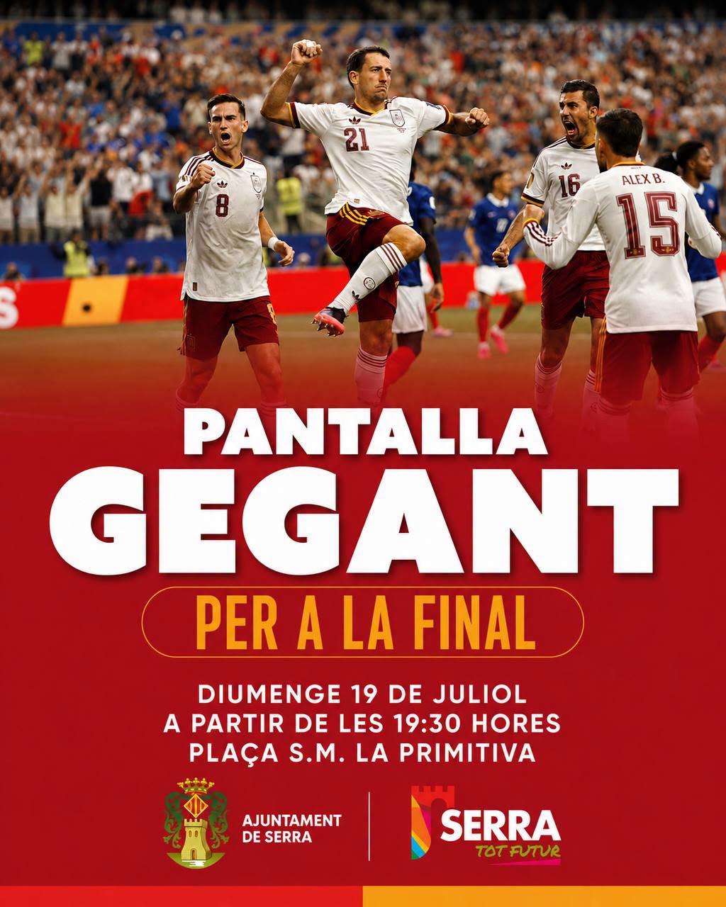 Read more about the article Pantalla gegant per a la final del mundial